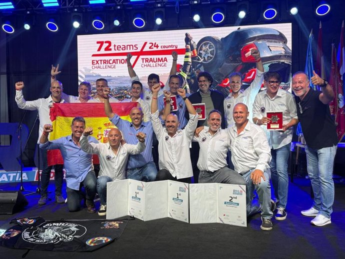 El Consorcio de Bomberos de Valencia, segundo mejor equipo en el Mundial de Rescate en Accidentes celebrado en Croacia