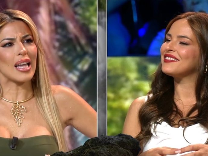 Marta Peñate y Oriana Marzoli se enfrentan en el plató de 'Supervivientes All Stars'