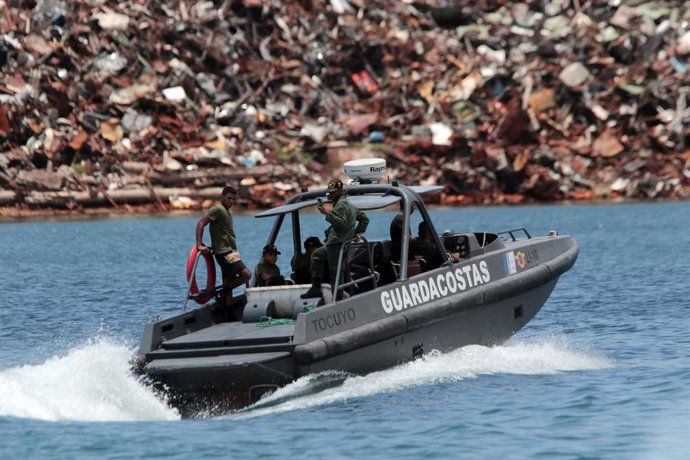 28 de agosto de 2025, Puerto Cabello, Carabobo, Venezuela: Em 04 de setembro de 2025, a Venezuela realiza patrulhas marítimas, de acordo com um anúncio do ministro da Defesa, Vladimir Padrino López. Na cidade de Valencia, estado de Carabobo. Foto: Juan Ca