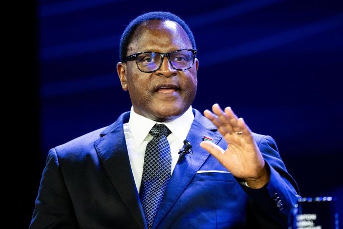 Archivo - El presidente de Malaui, Lazarus Chakwera, durante un discurso en Nueva York, Estados Unidos, en septiembre de 2023 (archivo)