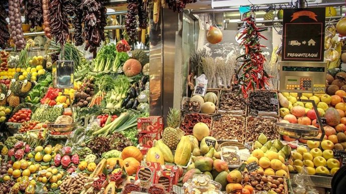 Imagen de archivo de un mercado de fruta y verdura en la Comunidad de Madrid