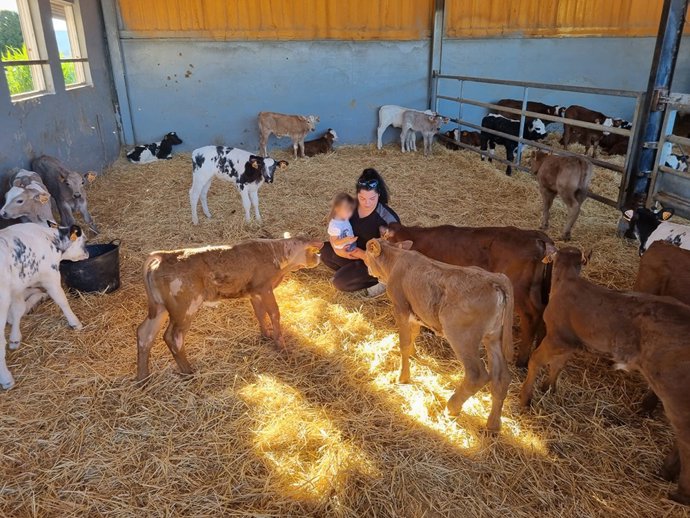 La ganadera Blanca Tomás