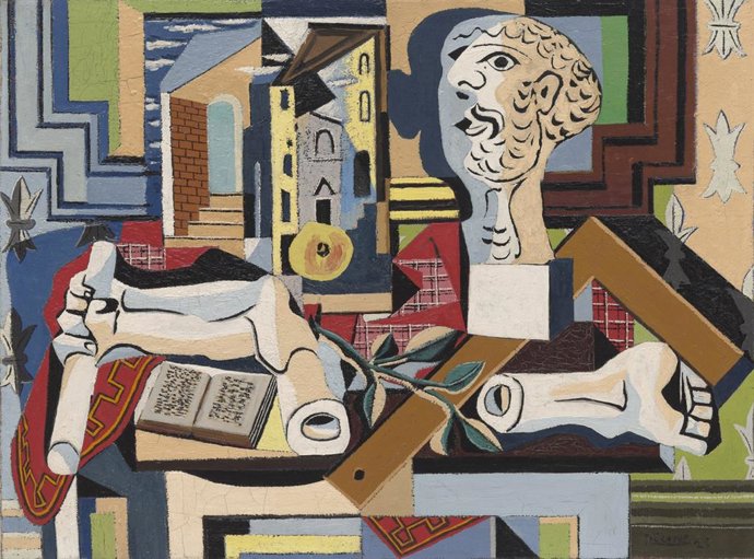 Archivo - La exposición parte de la inspiradora y compleja pintura 'Estudio con cabeza de yeso' (1925), que impresionó a Dalí y Lorca, y pieza en la que se ha estimado que existe una "línea divisoria" en la producción de Picasso y en la evolución de su pe