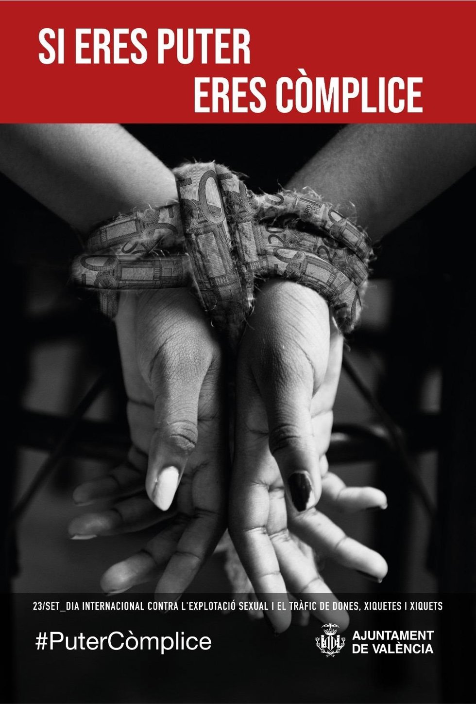 Valncia conmemora un año más el 23 de septiembre el Día Internacional contra la explotación sexual y el tráfico de mujeres, niñas y niños