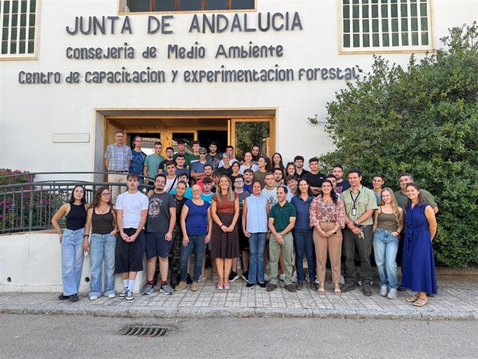Inauguración del curso en el Centro de Capacitación y Experimentación Forestal de Vadillo-Castril.