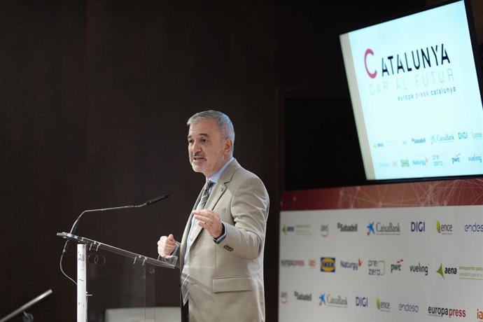 L'alcalde de Barcelona, Jaume Collboni, en la jornada d'Europa Press 'Catalunya cap al futur' 