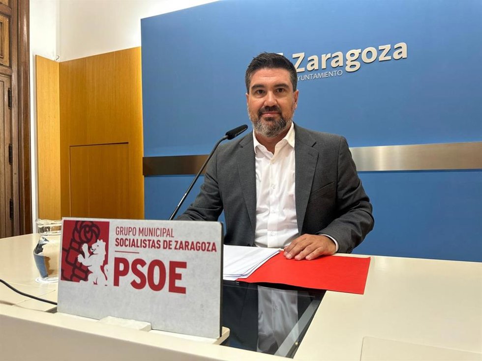 El concejal del grupo municipal del PSOE en el Ayuntamiento de Zaragoza, Horacio Royo