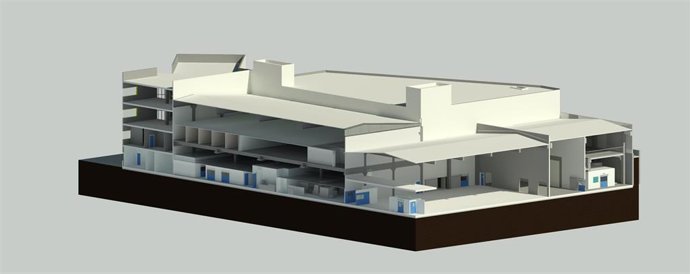 Render de la ampliación de la planta de Rubió en Castelldefels