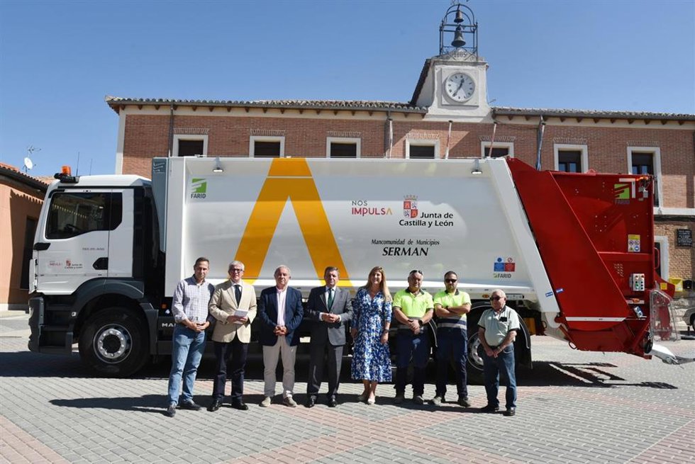 Camión adquirido por la mancomunidad Serman.