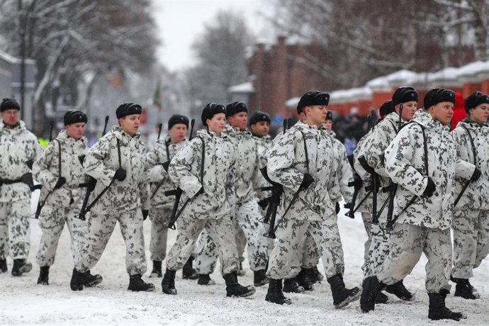 Archivo - Imagen de archivo de efectivos del Ejército de Finlandia.