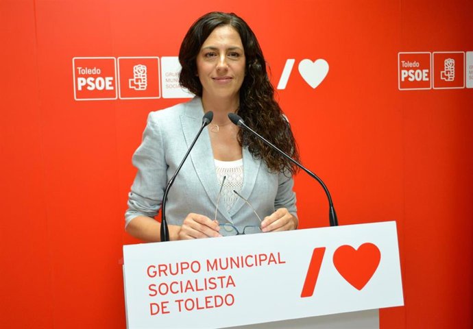 La portavoz del Grupo Municipal Socialista en el Ayuntamiento de Toledo, Noelia de la Cruz.