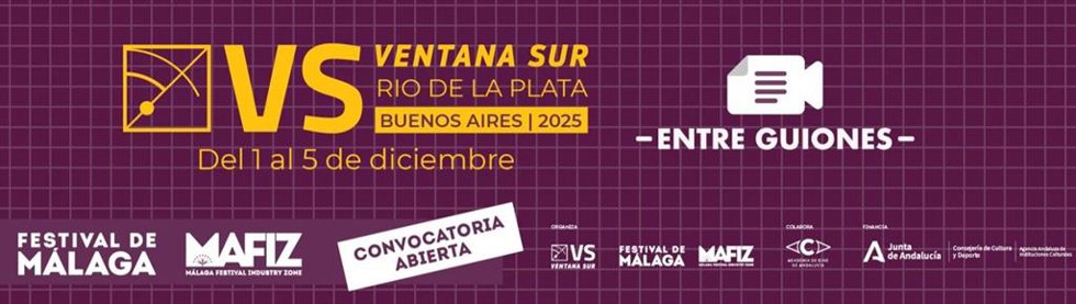 El Festival de Málaga, a través de su Área de Industria MAFIZ, participa de nuevo en el proyecto -Entre Guiones-, organizado y desarrollado por Ventana Sur, y que tendrá lugar del 1 al 5 de diciembre de 2025 en Buenos Aires (Argentina).