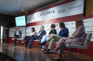 La taula sobre innovació i sostenibilitat en la jornada d'Europa Press 'Catalunya cap al futur'