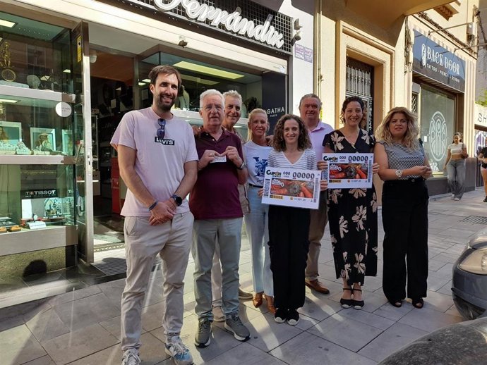 Presentación del cupón en Úbeda.