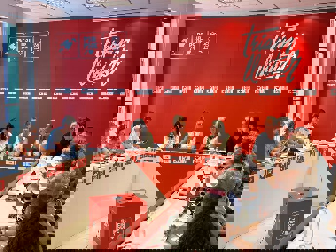 Reunión del grupo sectorial del PSIB de educación.