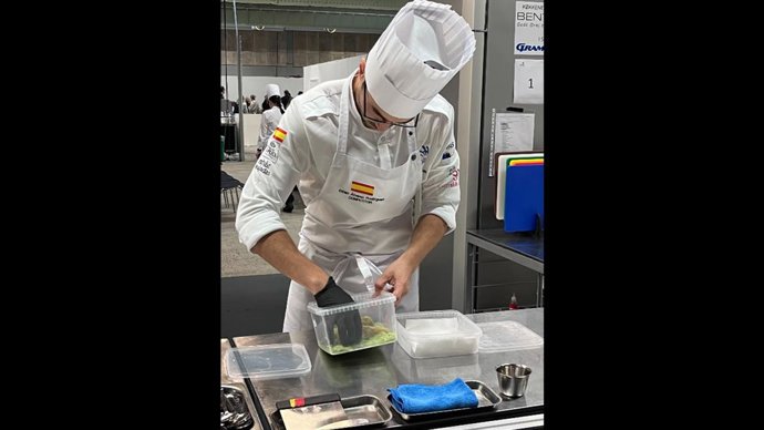 Ethan Álvarez durante el concurso.