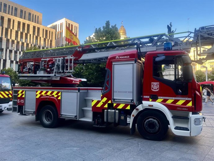 Archivo - Bomberos del Ayuntamiento de Zaragoza.