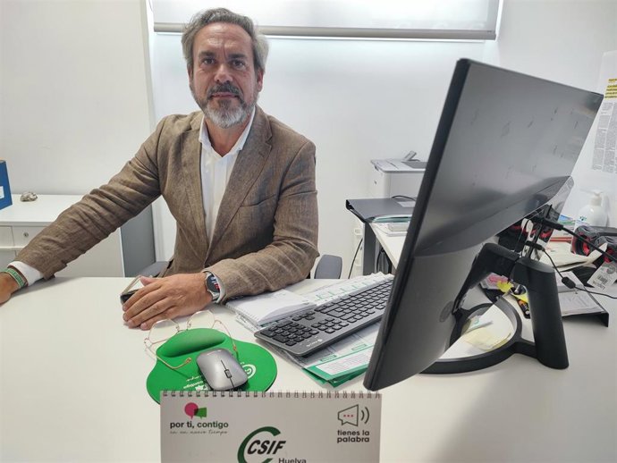 El responsable de AGJA en CSIF Huelva, Emilio Gallango.
