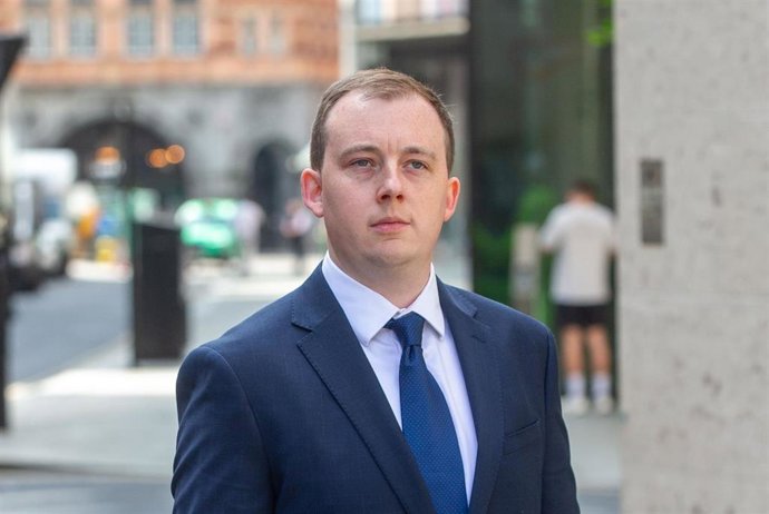 Archivo - Uno de los imputados por espionaje en China, Christopher Berry, tras una audiencia en Londres