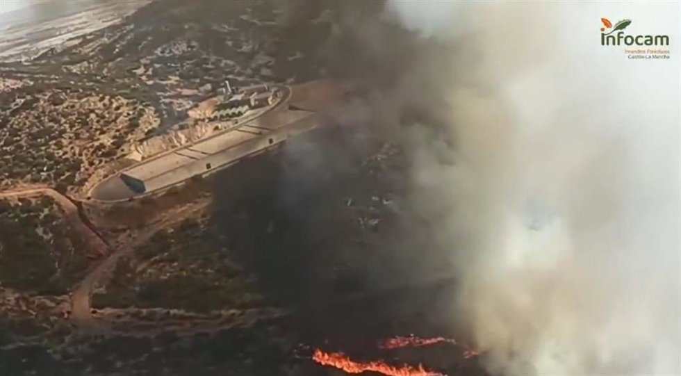 Incendio en Puertollano.