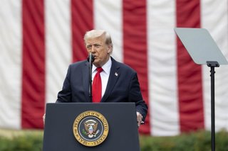 September 11, 2025, Arlington, Va, United States: U.S President Donald Trump delivers remarks during the commemoration of the 24th anniversary of the September 11th terror attacks at the Pentagon, September 11, 2025 in Arlington, Virginia.