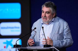 Archivo - Jose Manuel Rodriguez Uribes, President of Superior Sports Council CSD, attends during the official presentation of the Spanish Men's Basketball National Team for Eurobasket at Endesa Headquarters on July 29, 2025, in Madrid, Spain.