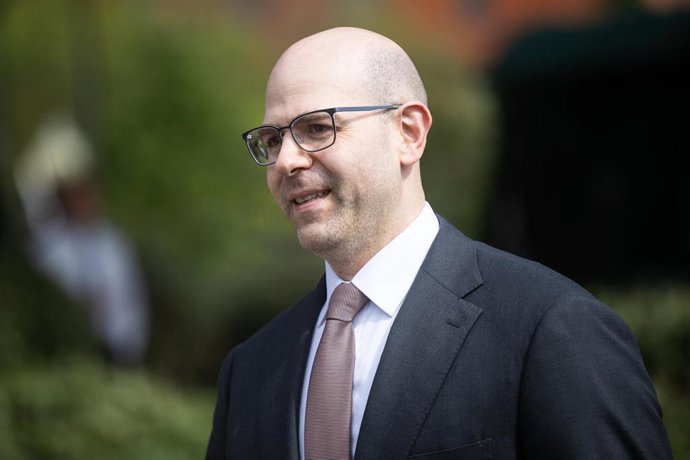 Archivo - El presidente del Consejo de Asesores Económicos de la Casa Blanca, Stephen Miran