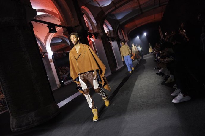 Archivo - Una de les desfilades de la 080 Barcelona Fashion