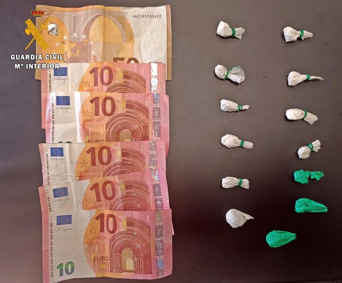 Droga y dinero intervenido