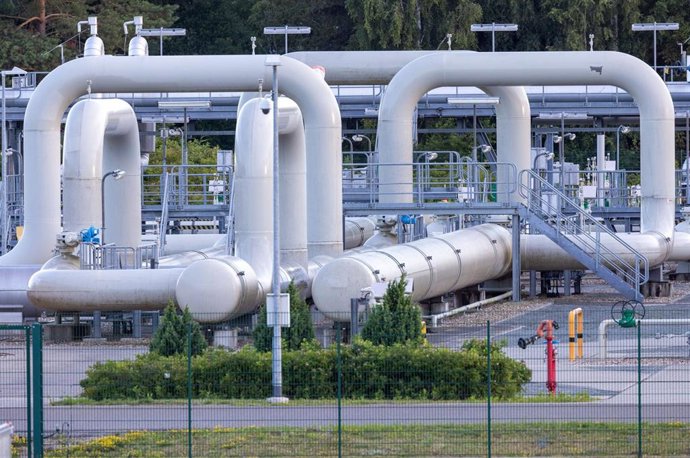 Archivo - Estación receptora de gas del Nord Stream en Lubmin, Alemania.