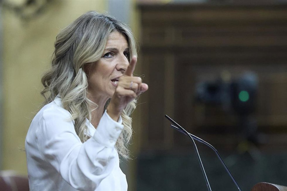 La vicepresidenta segunda y ministra de Trabajo y Economía Social, Yolanda Díaz, 