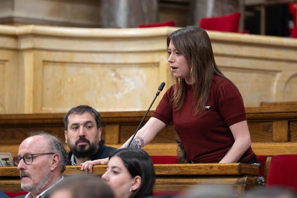 Archivo - La diputada de la CUP, Laura Vega, en una imagen de archivo.