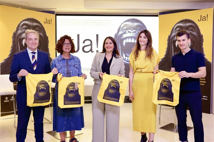 Presentación de la XVI edición del festival de literatura de humor Ja!, cuyo cartel ilustrador está dedicado a King Kong