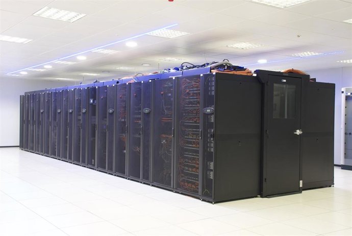 Archivo - Imagen del Centro de Proceso de Datos en el edificio de AST en el parque Tecnológico Walqa, en Huesca.