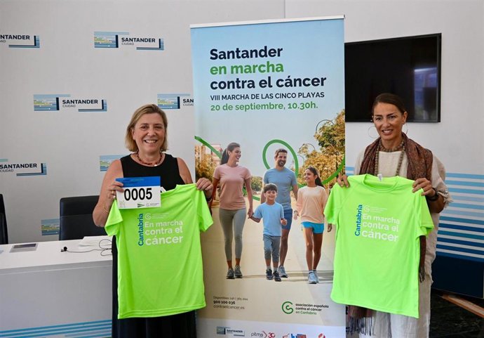 Presentación de la VIII Marcha de las cinco playas contra el cáncer