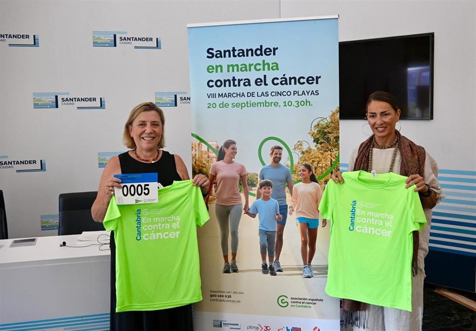 Presentación de la VIII Marcha de las cinco playas contra el cáncer