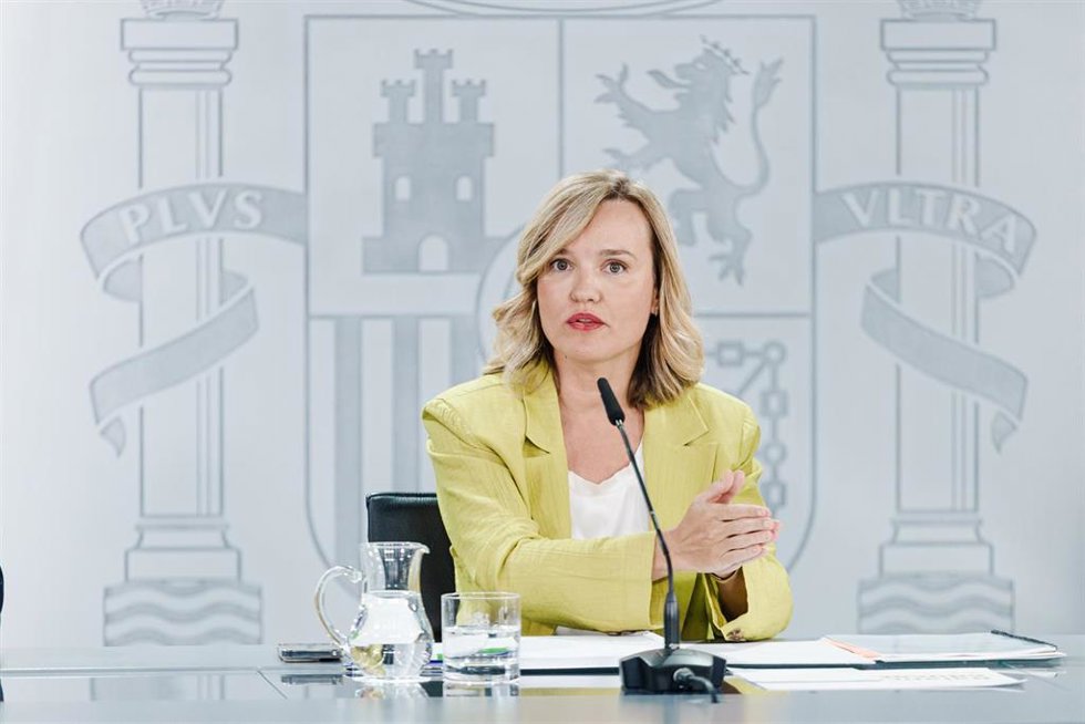 La ministra Portavoz, Pilar Alegría