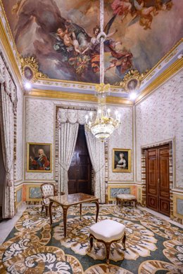 Despacho de Carlos III en el Palacio Real.