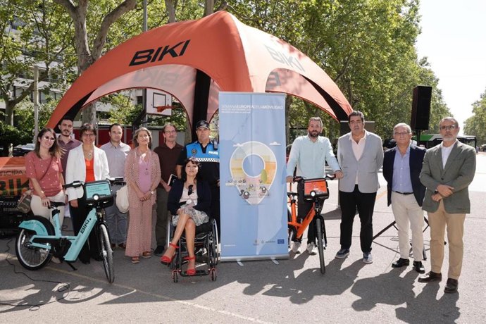 Presentación de las actividades con motivo de la Semana de la Movilidad en Valladolid.