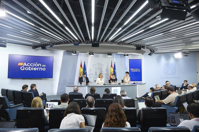 Rueda de prensa tras el Consejo de Ministros