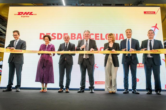 Inauguració del nou hub de DHL a l'Aeroport de Barcelona