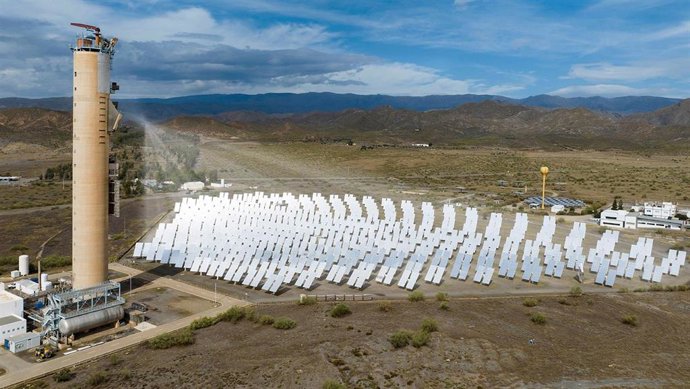 Energía solar de concentración en la Plataforma Solar de Almería (PSA).