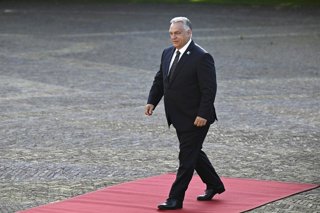Archivo - 24 June 2025, Netherlands, The Hague: Hungary's Prime Minister Viktor Orban arrives at the social dinner hosted by King Willem-Alexander and Queen Maxima of The Netherlands at the Royal Palace 'Huis ten Bosch' during The North Atlantic Treaty Or
