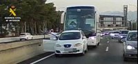 Investigan a un conductor que fue grabado en la Vía de Cintura conduciendo de manera temeraria