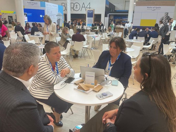 Una de les trobades del Port de Tarragona a Seatrade Europe