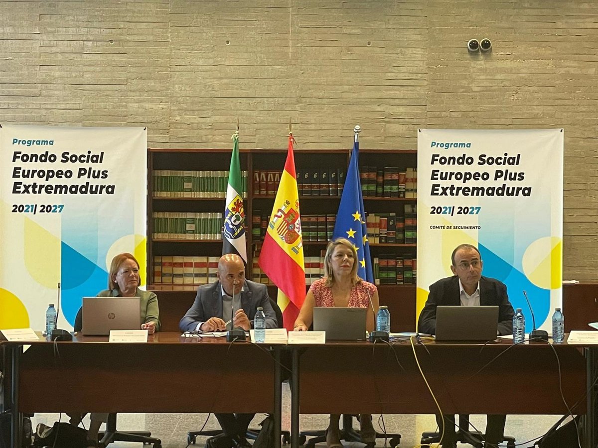El Programa FSE+ Extremadura 2021-2027 lleva seleccionadas operaciones por valor del 356,7 millones, el 72,62% del total