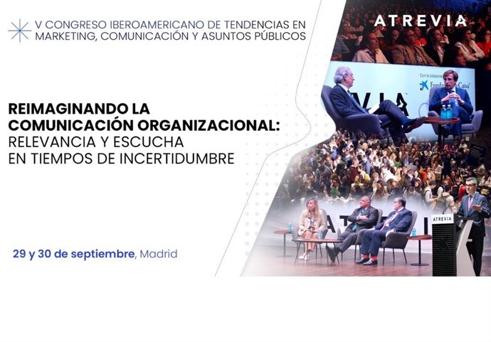 Cartel V Congreso Iberoamericano de Tendencias en Marketing, Comunicación y Asuntos Públicos