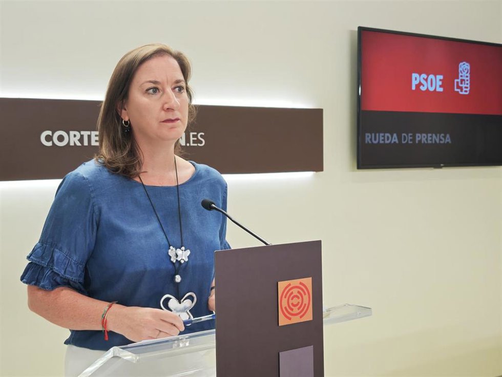 La diputada del PSOE en las Cortes de Aragón María Rodrigo.
