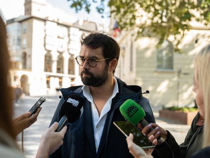 Archivo - El portavoz del PP en Vitoria, Iñaki García Calvo