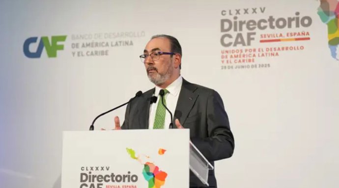 Archivo - El presidente ejecutivo de CAF, Sergio Díaz-Granados.